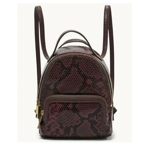 Mini purple backpack